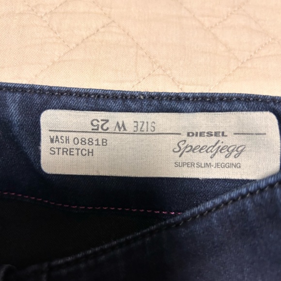 Diesel dark denim jeans size 25 - Picture 5 of 5